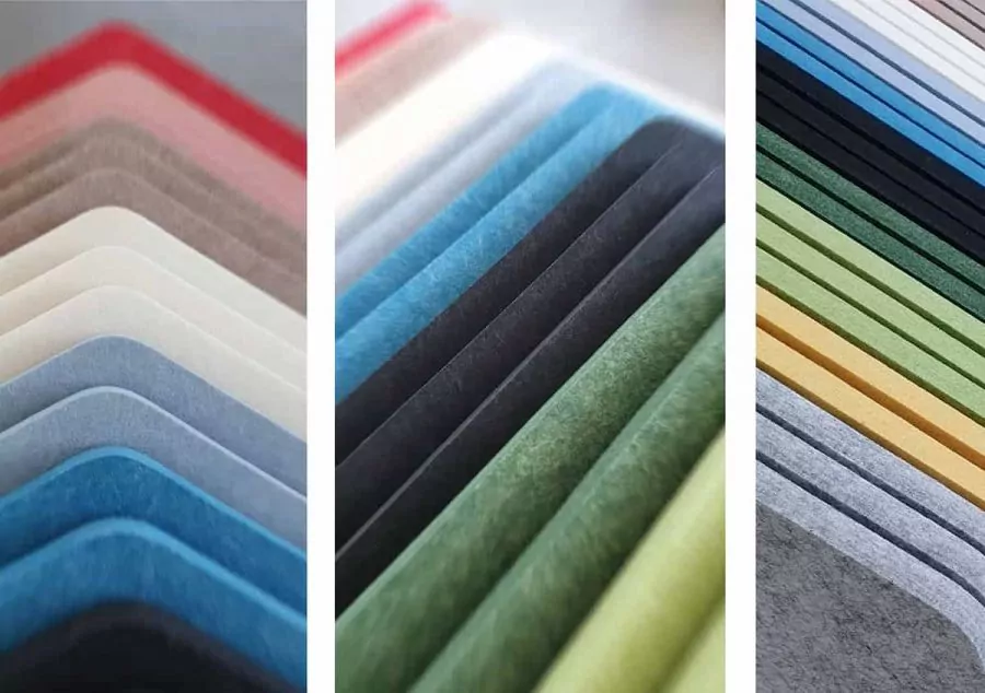Movisi Sonic acoustic material panels Colours